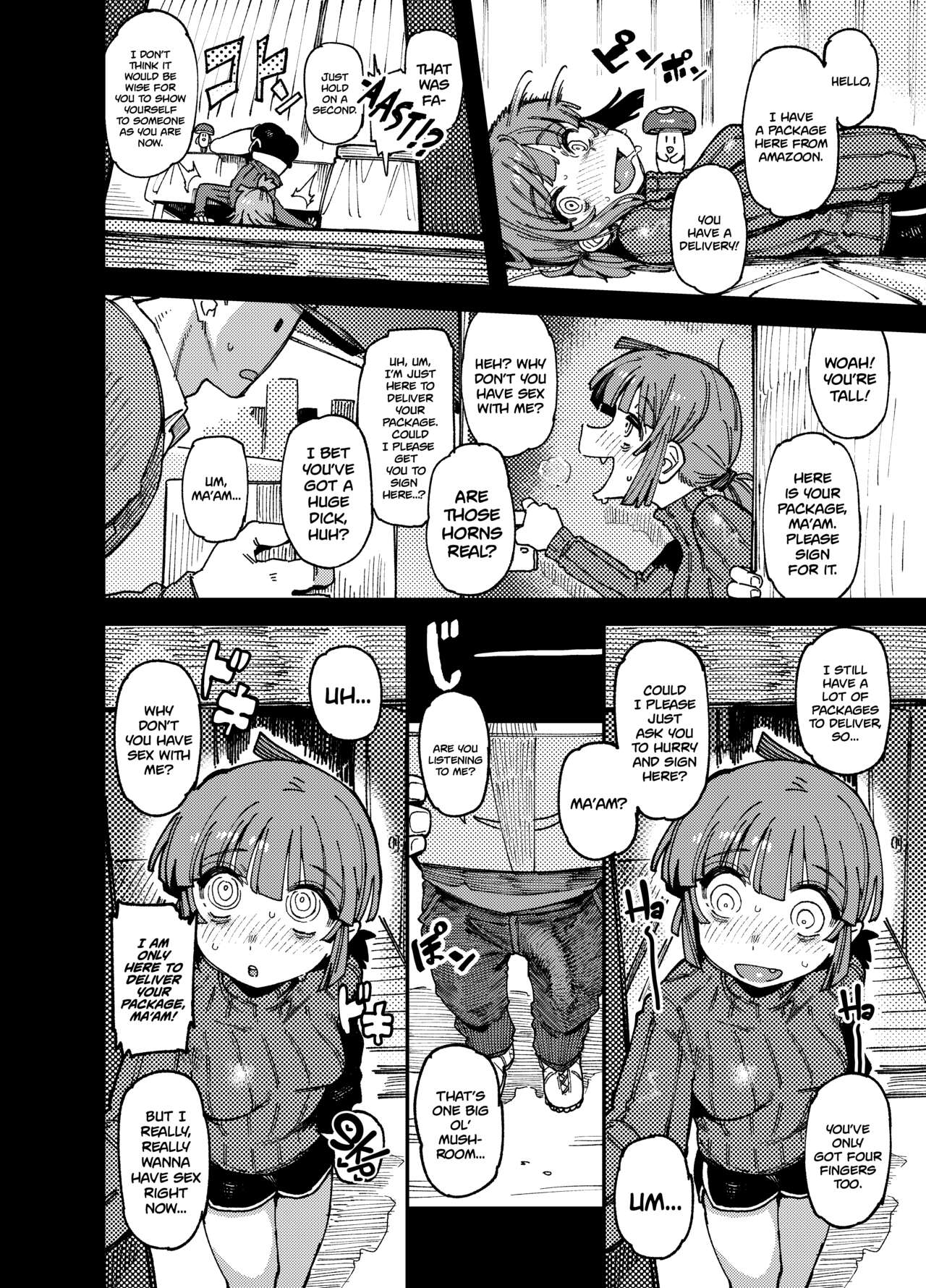 Ie ga Shike Sugite Haete Kita Genkaku Yuuhatsu Kinoko wo Gosyoku Shite Hatsujyou Shita Ato no Are ya Kore page 10 full