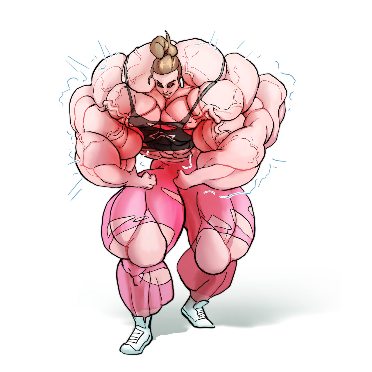 Female Muscle & Futanari Growth Sequences page 12 full