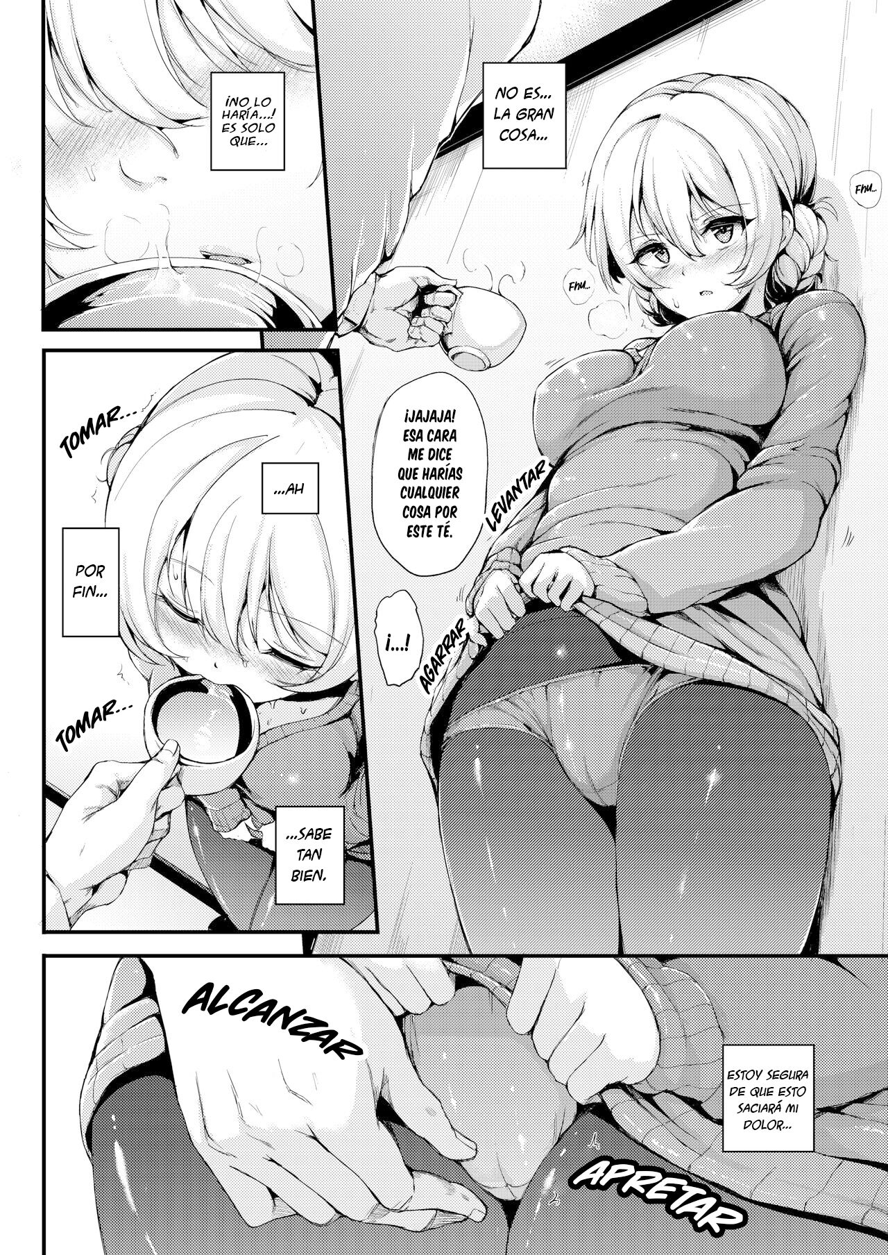 Kairaku Koucha Izonshou | Dependencia al Té del Placer page 9 full
