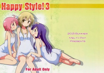 (C88) [Melty Pot (Mel)] Happy Style! 3 (Yuyushiki) [Spanish] [KumaGirl Translation] cover
