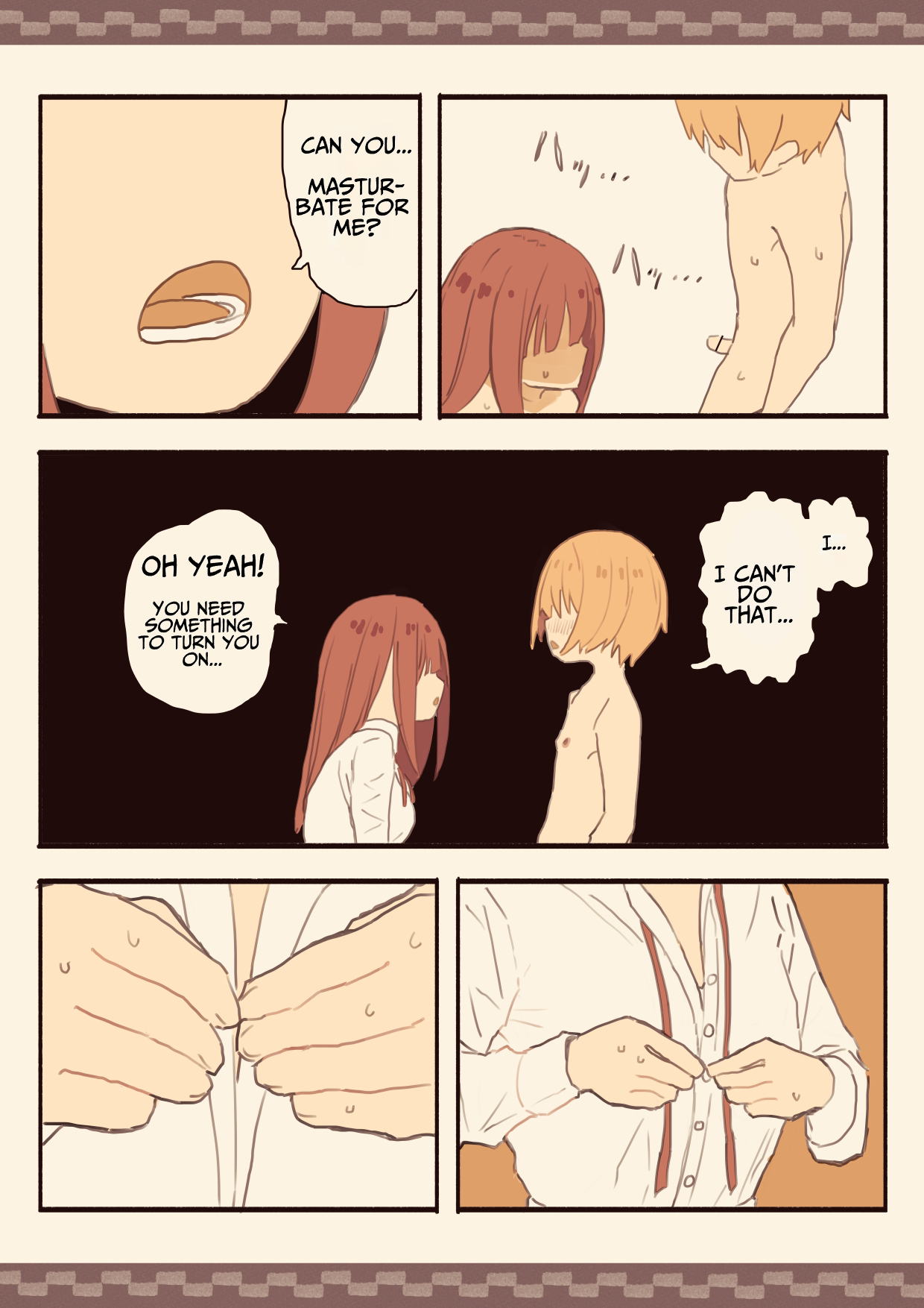 Blinding Bangs Girl Blackmails A Male Student Into Sex page 12 full