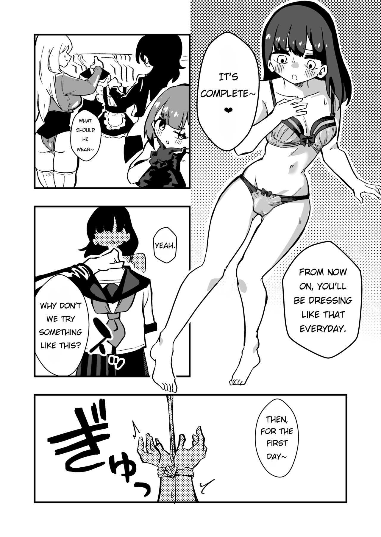 Shussho Shita Moto Shuujin ni Sakaurami Choukyou Sareru Hanashi Zenpen | Being Trained by Ex-Criminals Released from Prison with a Grudge Part 1 page 12 full