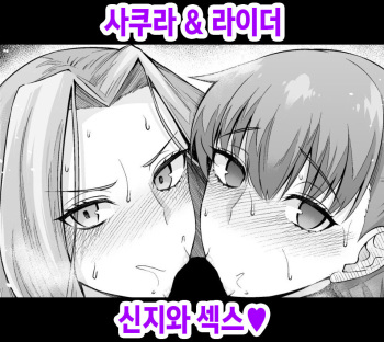 [Ankoman] Sakura & Rider, Shinji to Sex Suru (Fate stay night) [Korean] cover