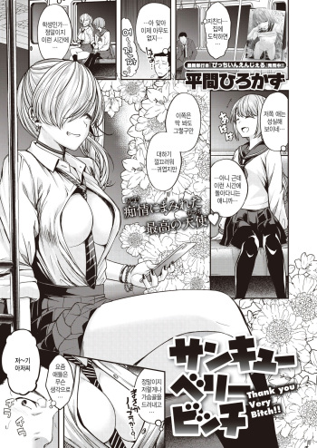 [Hirama Hirokazu] Thank you Very Bitch!! (COMIC Kairakuten BEAST 2024-01) [Korean] [팀 털난보리] [Digital] cover