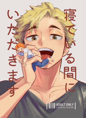 [Manmaru Kushami (nokoshi)] 寝ている間にいただきます (Haikyuu!!) [Digital] cover