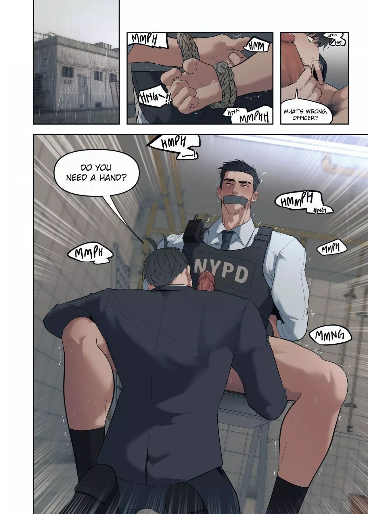 Police X Gang Boss AU Part - Page 1 - Comic Porn XXX