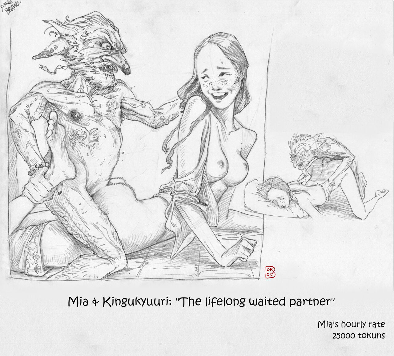 The Yokai Brothel | Full collection 2023 | Borco | Patreon page 9 full