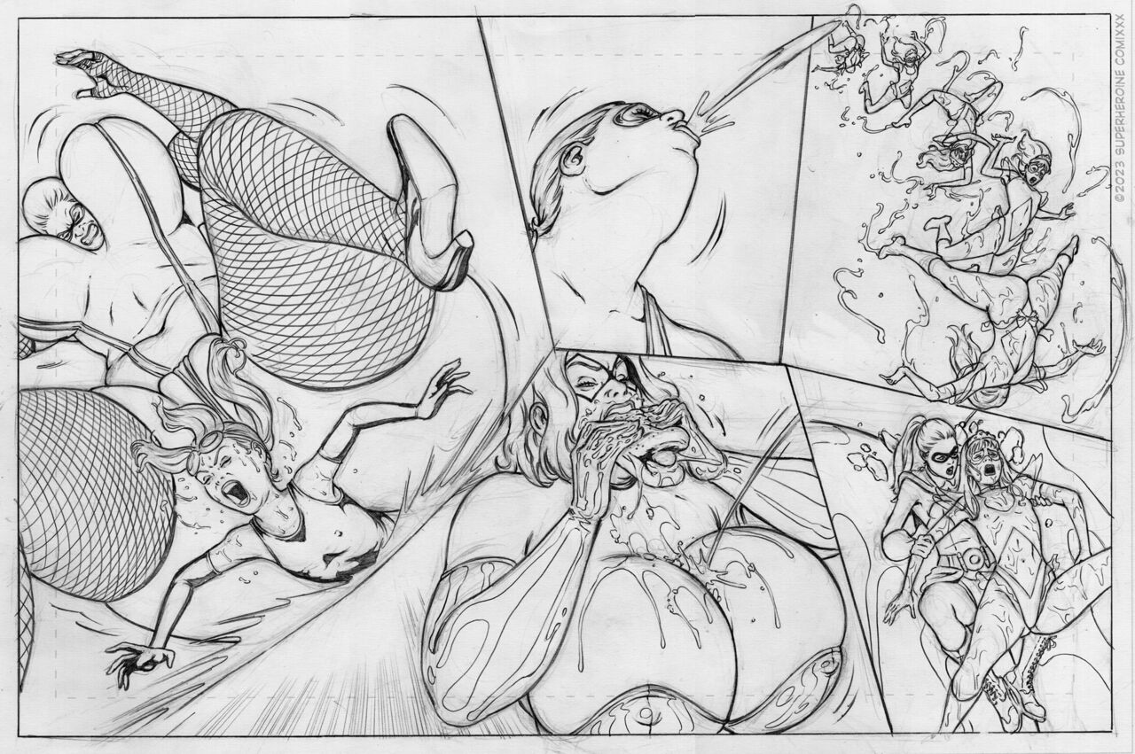 superheroinecomixxx pencil pages page 11 full