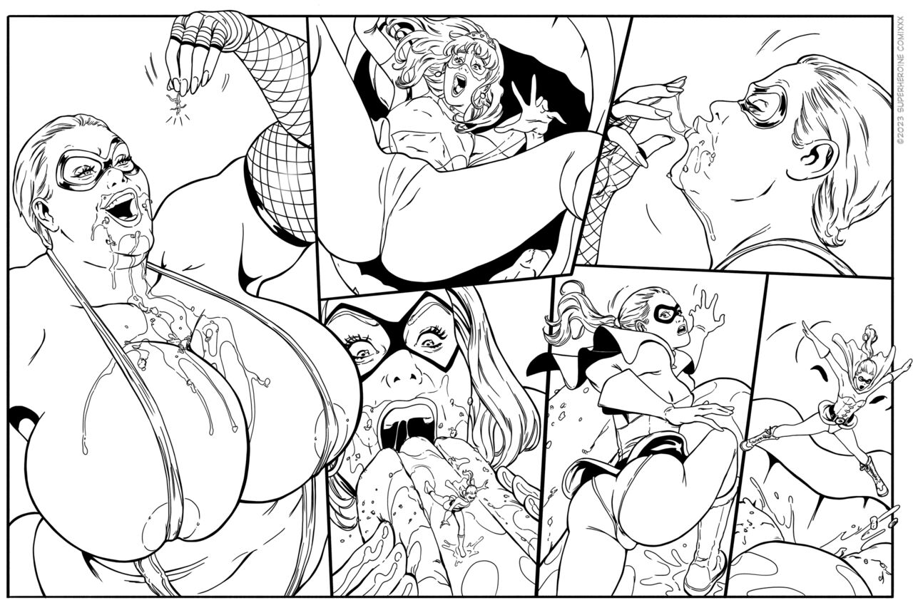 superheroinecomixxx pencil pages page 12 full