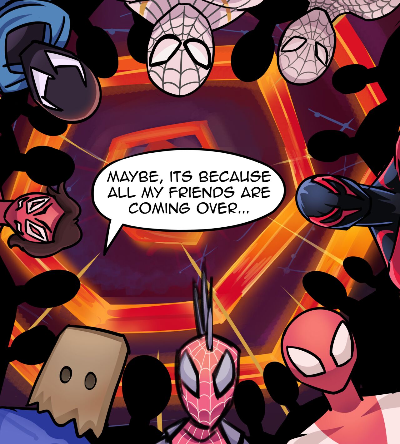 Spider Gwen fucks the Spiderverse page 11 full