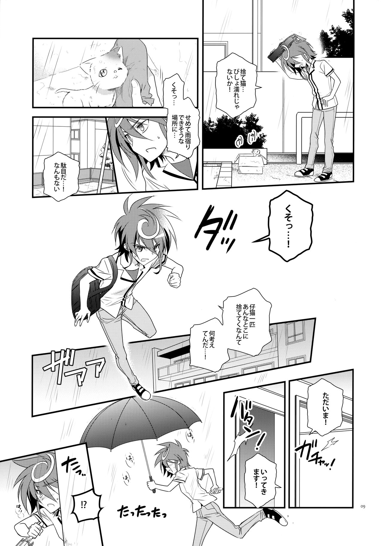 濡れ羽根の天蓋と迷い猫 page 8 full