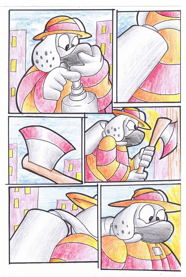 Sparky's Sexy Big Butt Fire Rescue Inflation page 2 full
