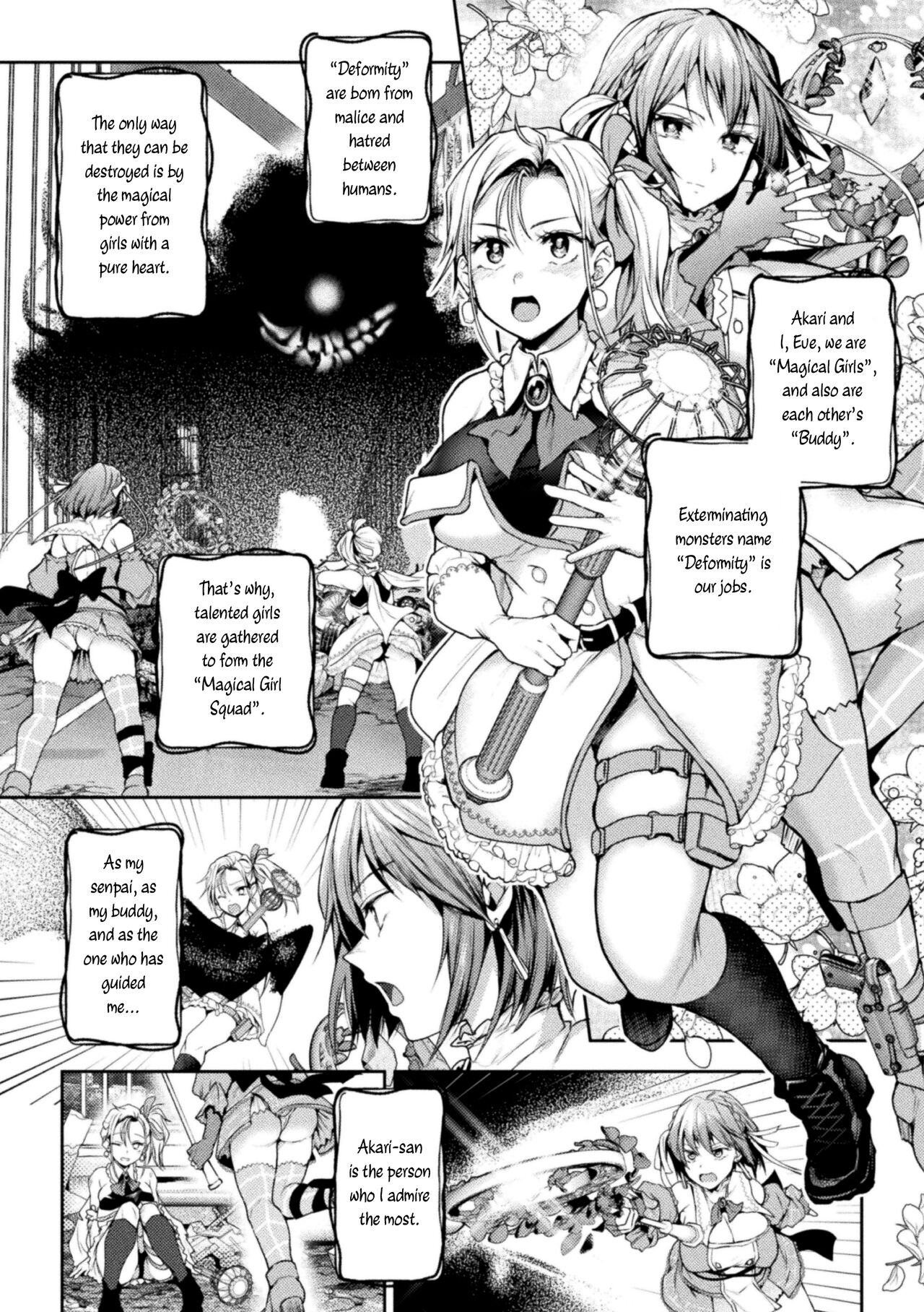 Eigyou Mahou Shoujo ga Kiss Shitara Ch. 1 | When Magical Girls Kiss Chapter 1 page 4 full