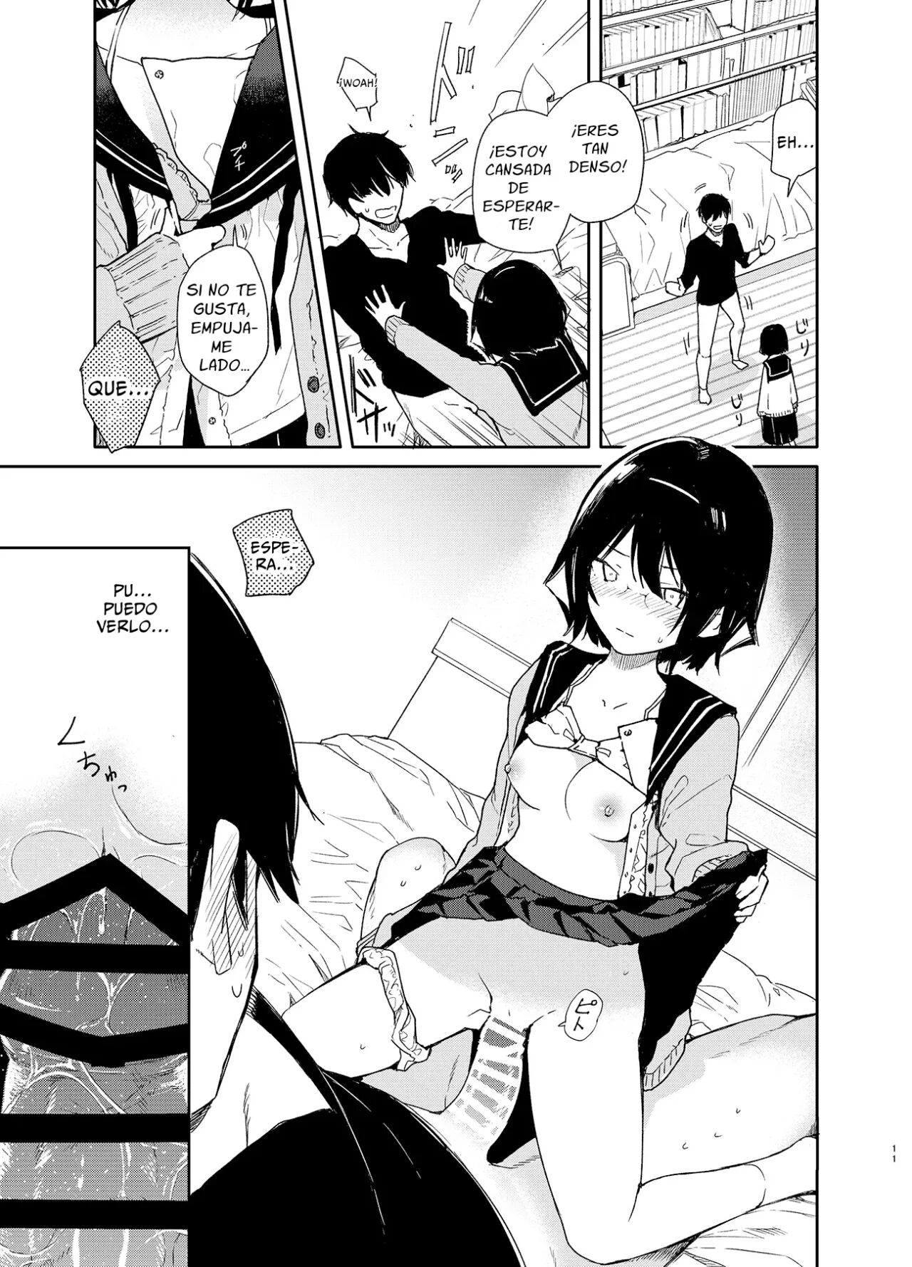 Chiteki Bungaku Bishoujo to Ikimakuri Obenkyou Ecchi page 10 full