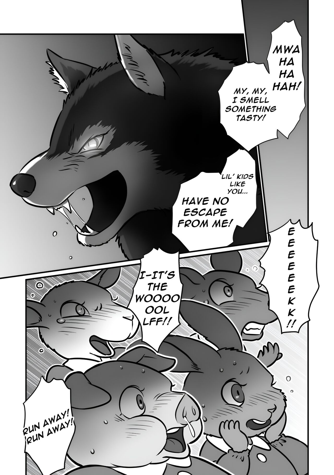 Wolf Teacher & Tiger Daddy 1/2 HR  + Scraps page 2 full