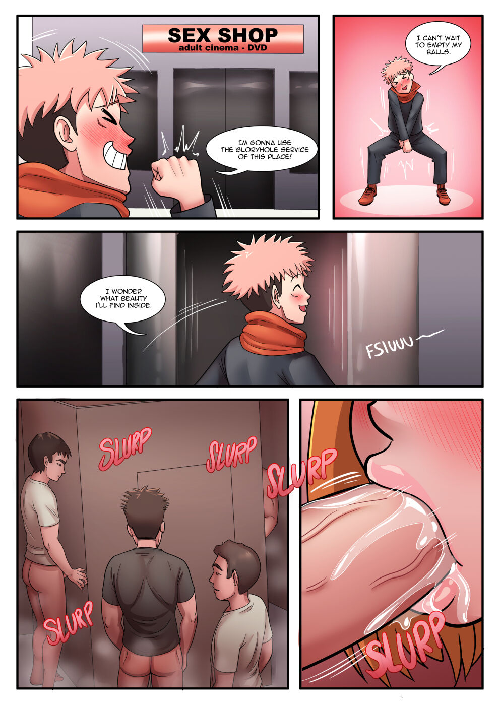 Nobara visits a Gloryhole in Tokyo page 12 full