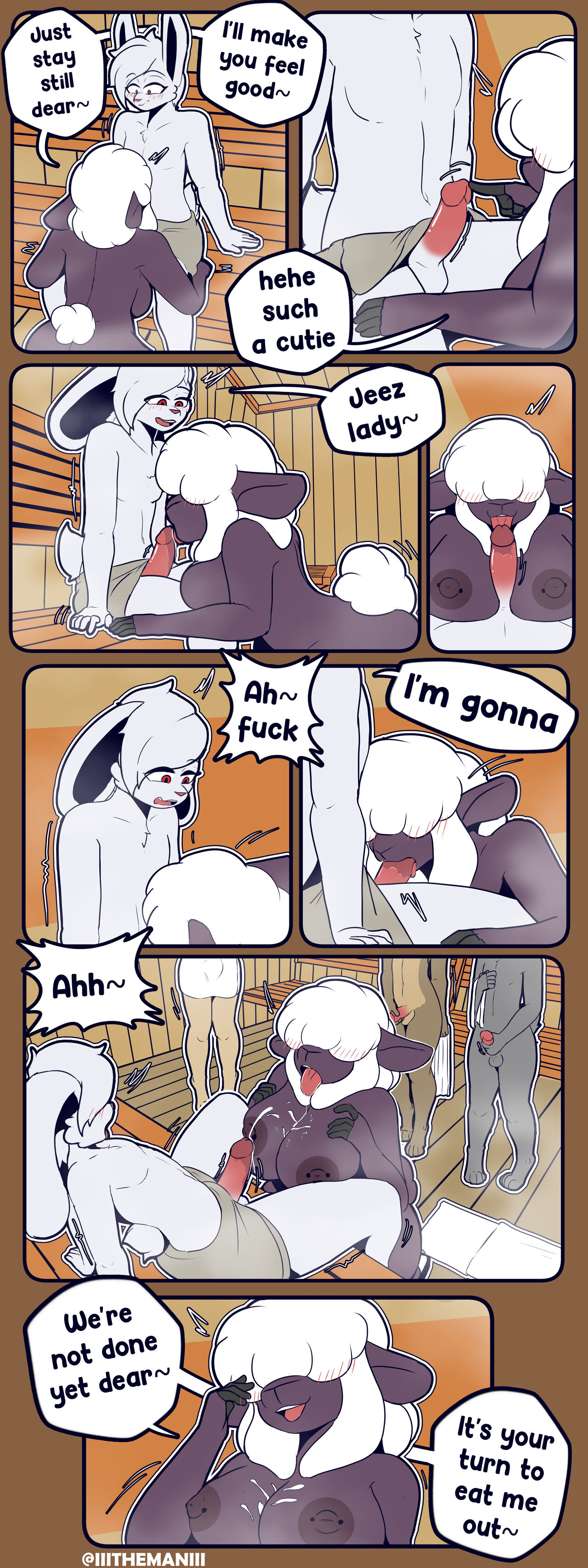 Sauna Fun with a Milf Sheep page 2 full
