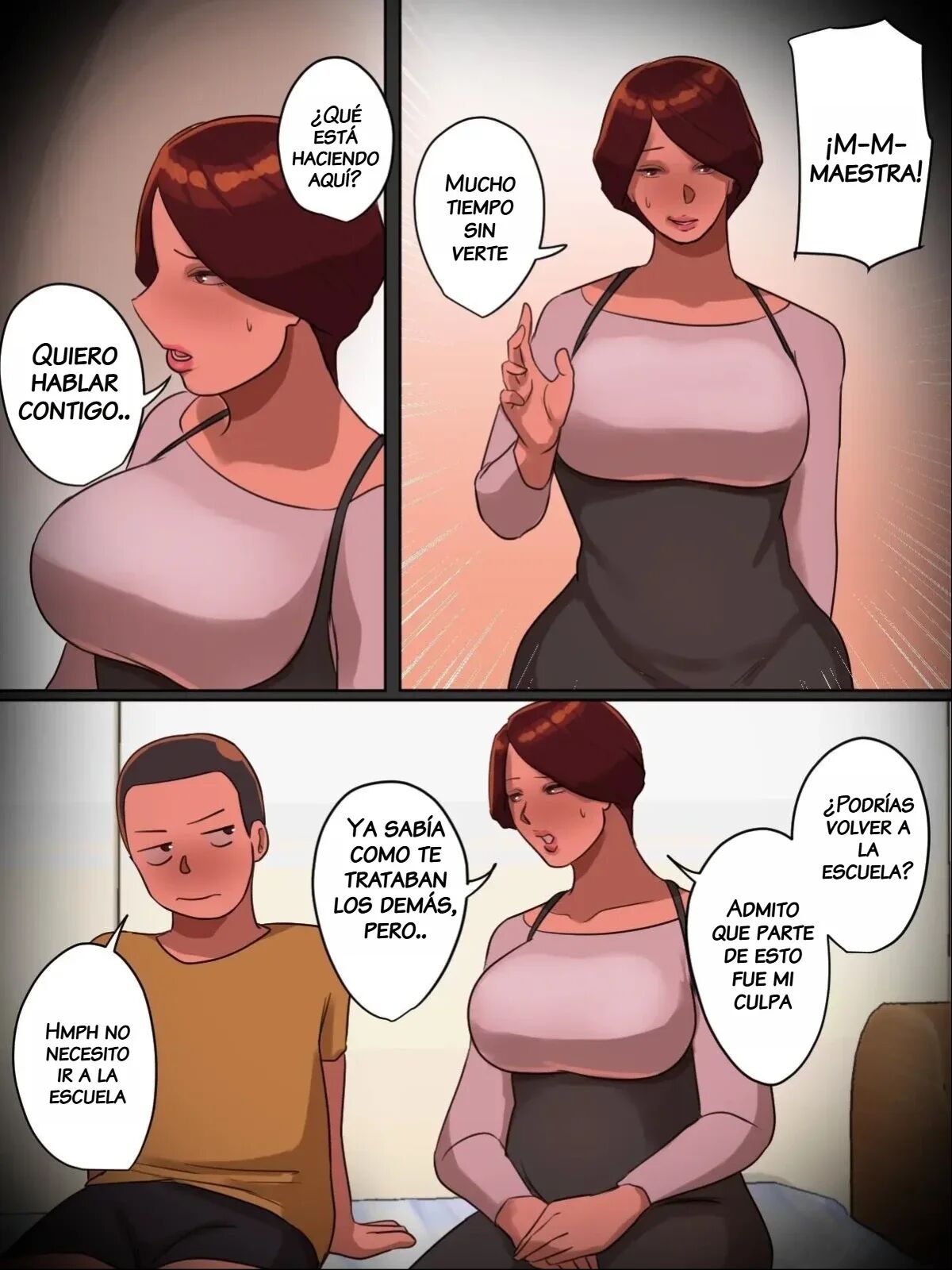 ¿Que pasaria si le dijera "Tenga Sexo conmigo- durante el sermon de la profesora"？ page 10 full