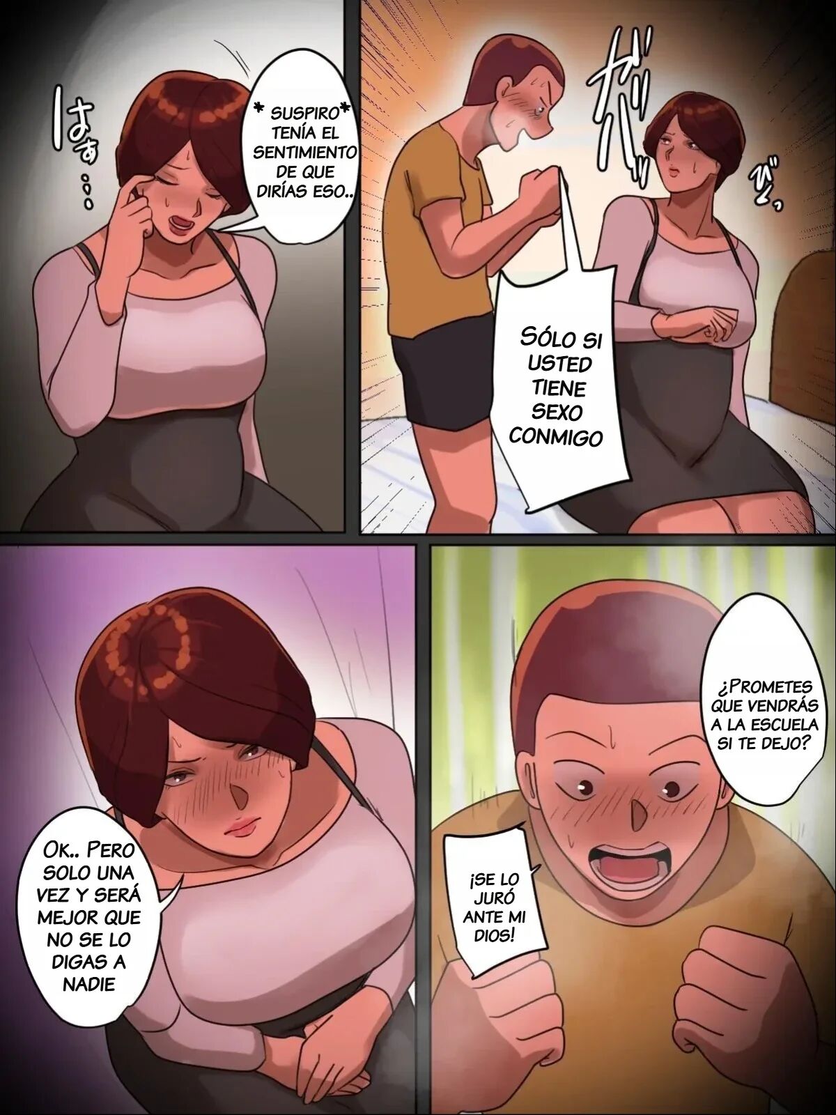 ¿Que pasaria si le dijera "Tenga Sexo conmigo- durante el sermon de la profesora"？ page 12 full