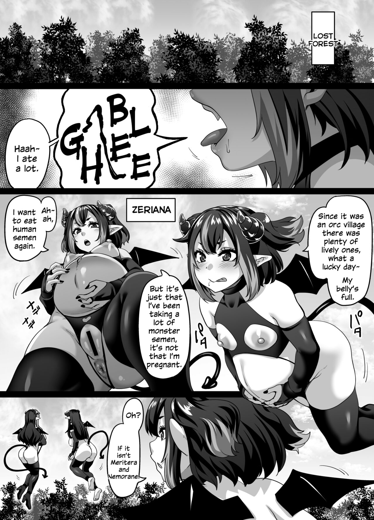 Ueta Succubus Ikka wa Seiheki o Kojirasete iru page 3 full