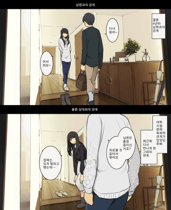 [Wakamatsu] Otto to no kankei, furin aite to no kankei 남편과의 관계, 불륜 상대와의 관계 [Korean] cover