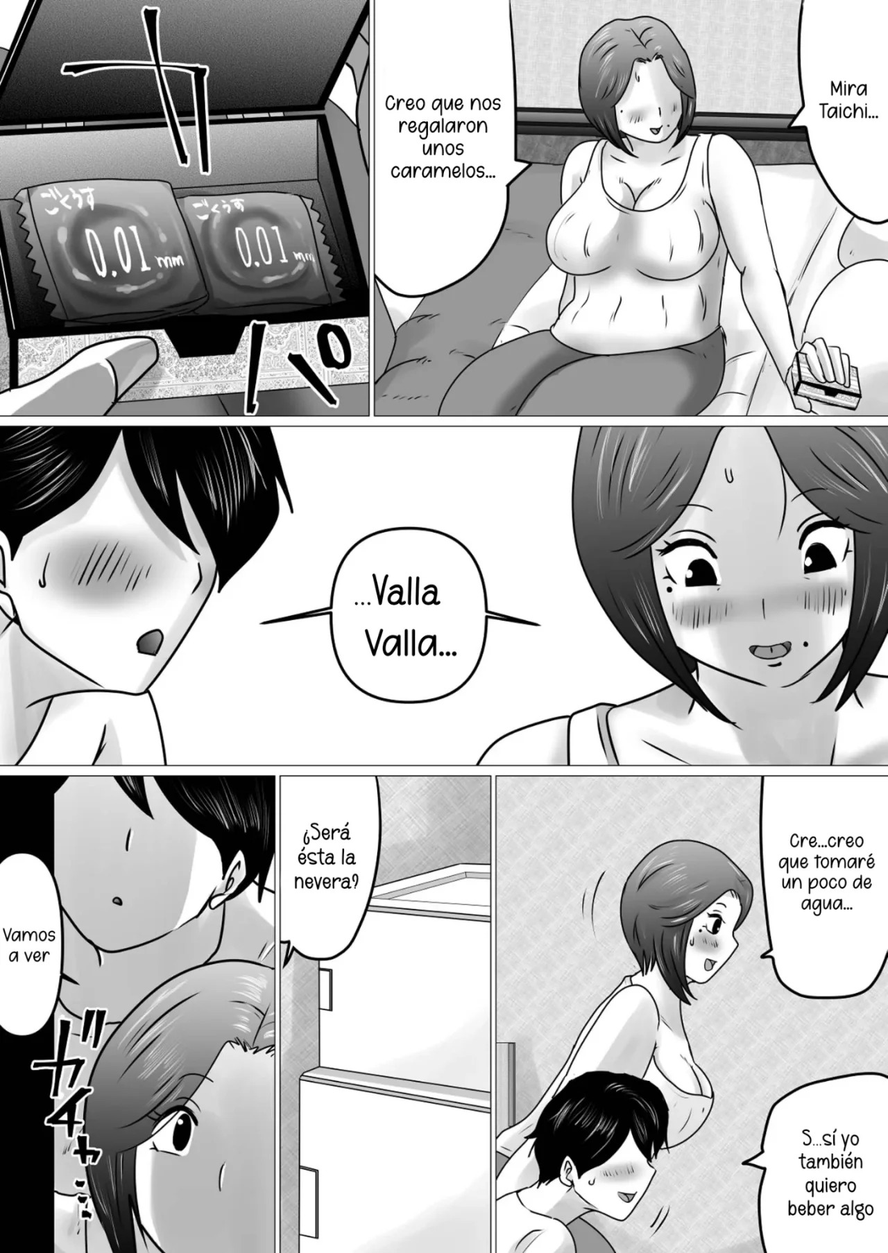 Jukubo to Futari de, Love Hotel . ~ Haha to Musuko… Misshitsu de Sugosu Kindan no Ichiya ~ | Pase la noche con mama en un love hotel page 12 full
