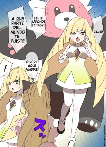 [Kusayarou] Slave Ball Sennou ~Lusamine & Lillie Hen~ (Pokémon Sun and Moon) [Spanish] [Tilines Scan] cover