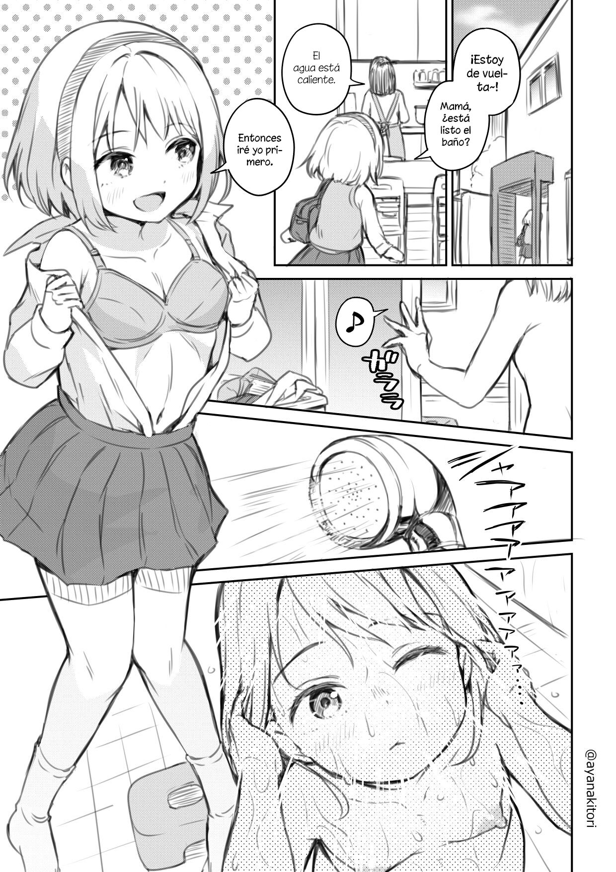 Futanari-chan ga Ofuro de Hitori H suru dake page 1 full