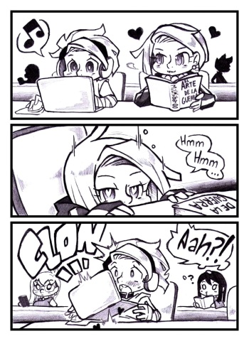 [Milkibar00] Estudiando en la biblioteca cover