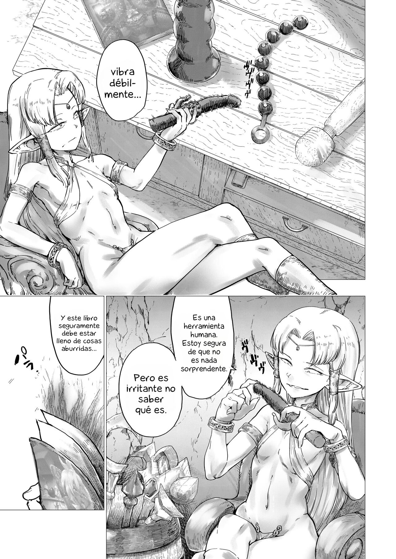 Shikorufu | Elfa se masturba page 8 full