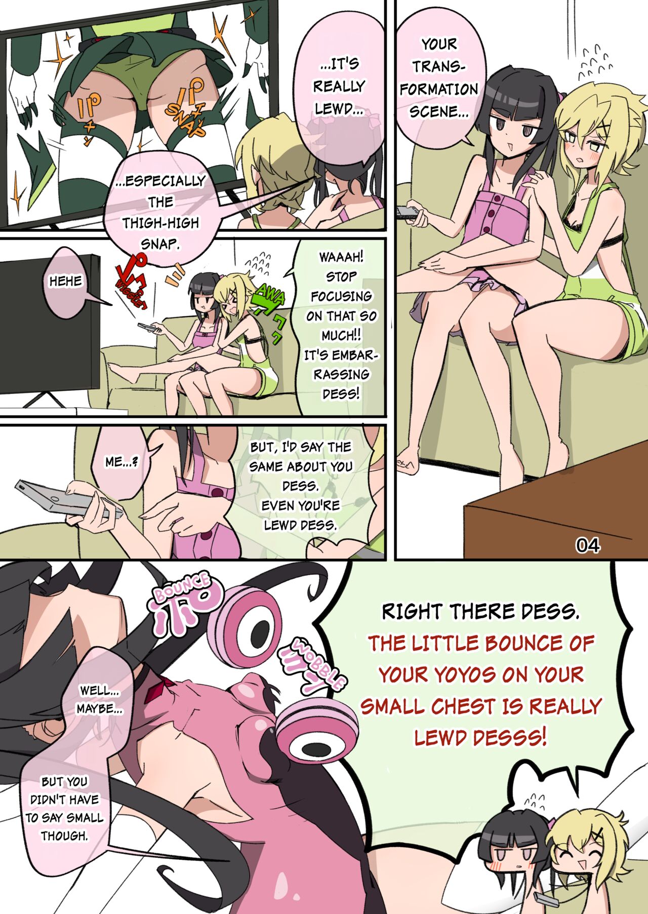 Shirabe is conscious of... page 3 full