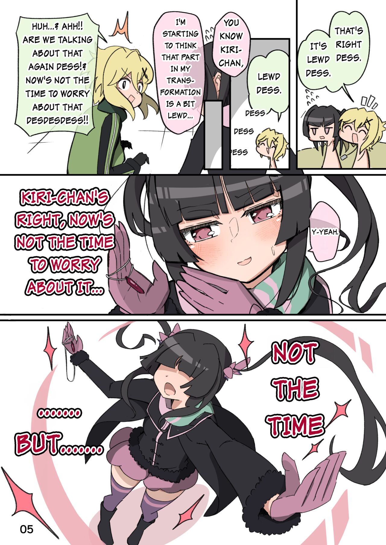 Shirabe is conscious of... page 4 full