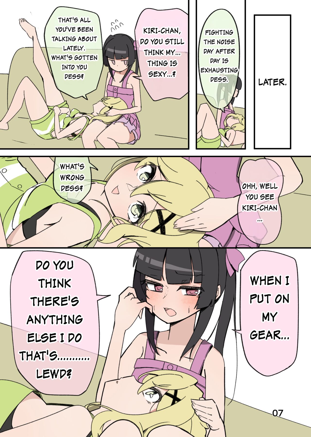 Shirabe is conscious of... page 6 full