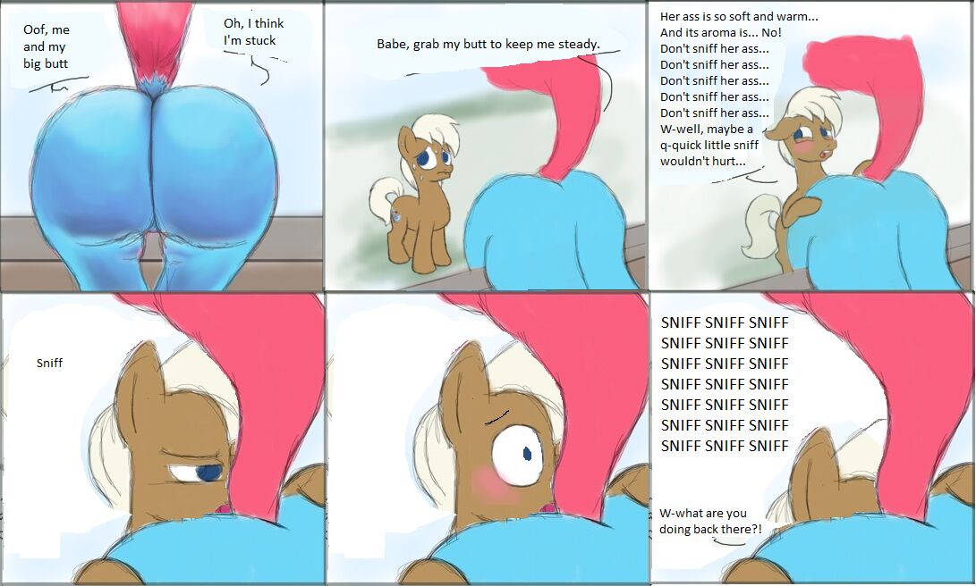 Sniffing Mrs. Cupcake Lickety Split page 9 full