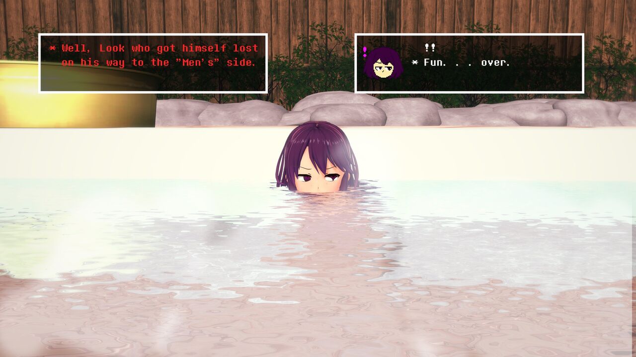 Hot Spring with Frisk and Chara page 3 full