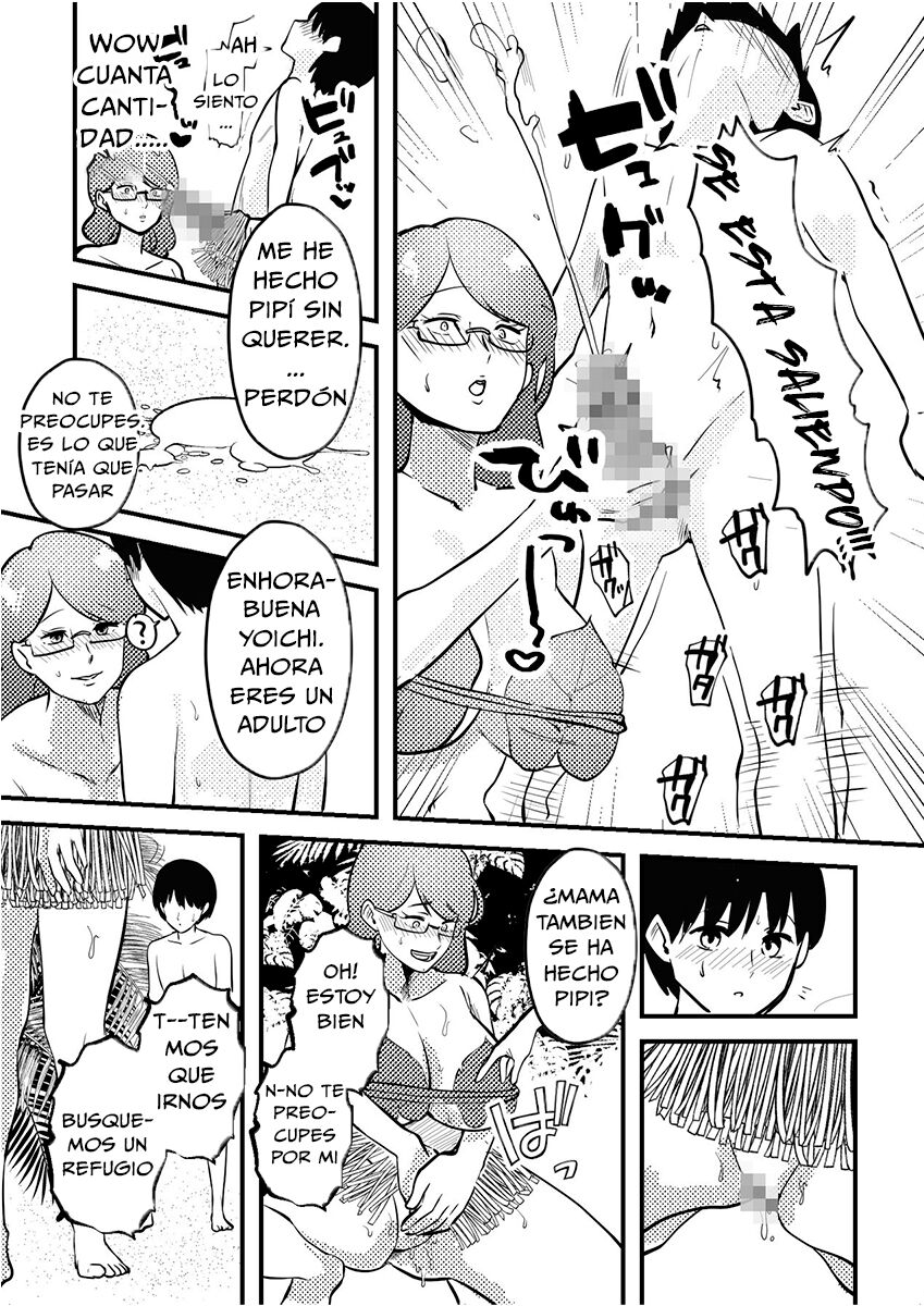 Mama to Musuko ga Mujintou de Love Love Sex suru Hanashi page 8 full