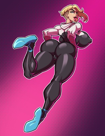 [Fontez] Spider Gwen across the Shaggingverse [French][Phosmethyst] cover