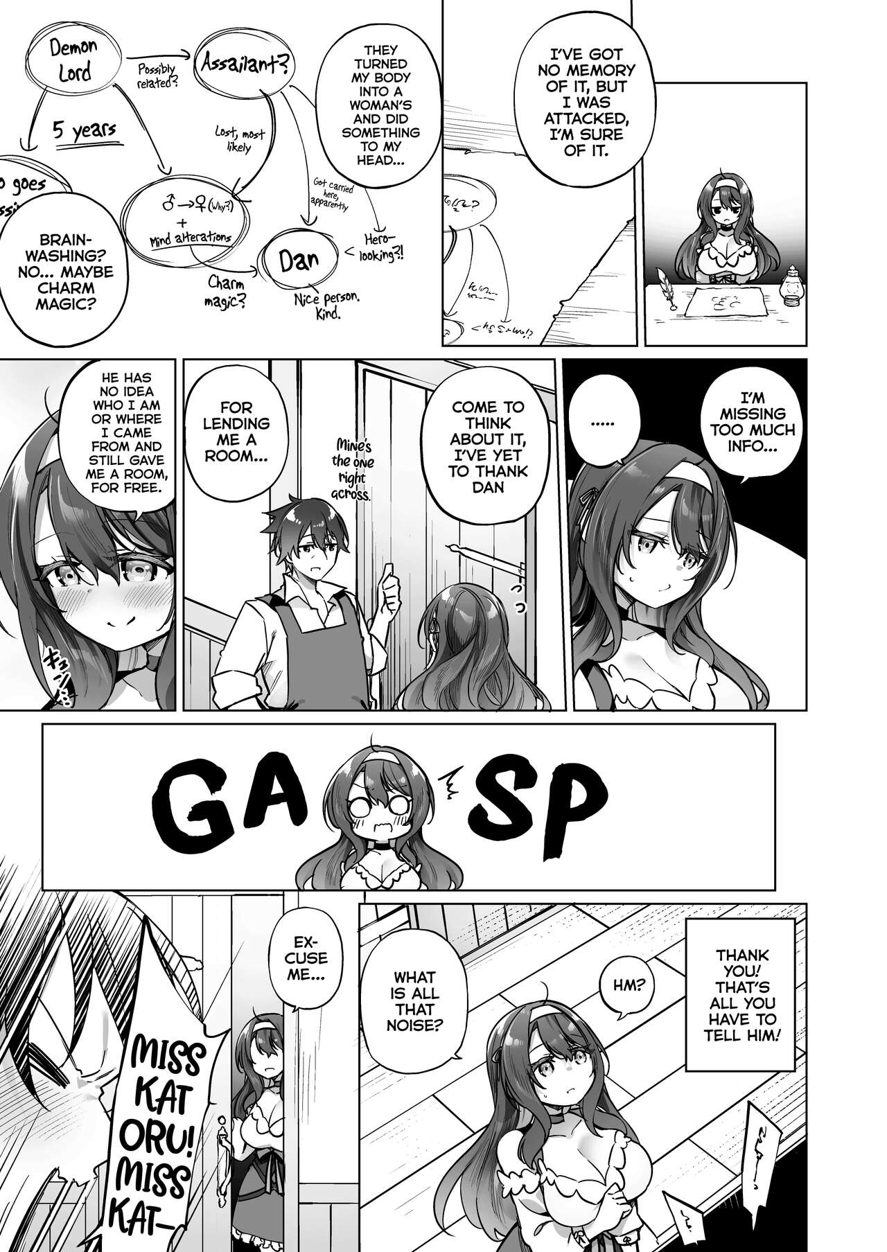 Yuusha Party no Kenja ♂ ga TS shite Shiawase ni Naru Hanashi | Hero party's wise sage ♂ TS finds happiness page 12 full