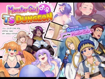 [Amuai Okashi Seisakusho (Hiiragi Popura, Nano)] Monmusu TS Dungeon [Spanish] [TFScansEsp] cover