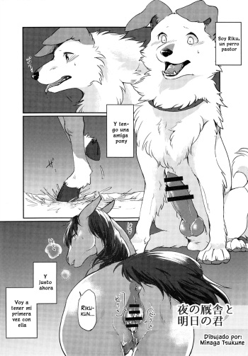 (Kemoket 6) [Mayoineko (Diga Tsukune)] Los establos por la noche y tú del mañana (MARE HOLIC 5) [Spanish] cover