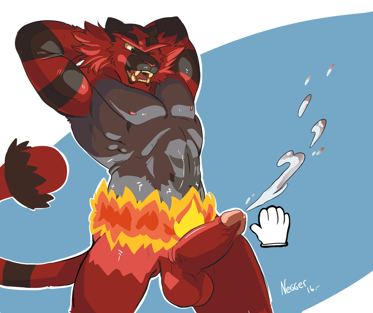 Incineroar x Lucario NSFW Art Pack page 3 full