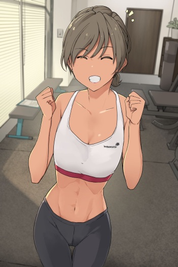 [Wakamatsu] Ikken Yasashisou na Personal Gym no Trainer-san ni Karada o Ijimenukareru Hanashi (Part 1) [French] [Histoire d'Hentai] cover