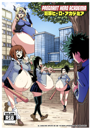 Pregnant Hero Academia cover