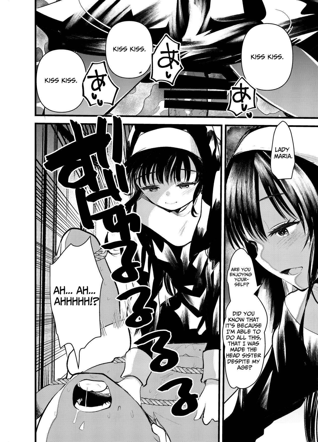 Kurokami no Maria-sama | Ejaculation Controlled MegaCUM Handjob From The Holy Mother page 12 full