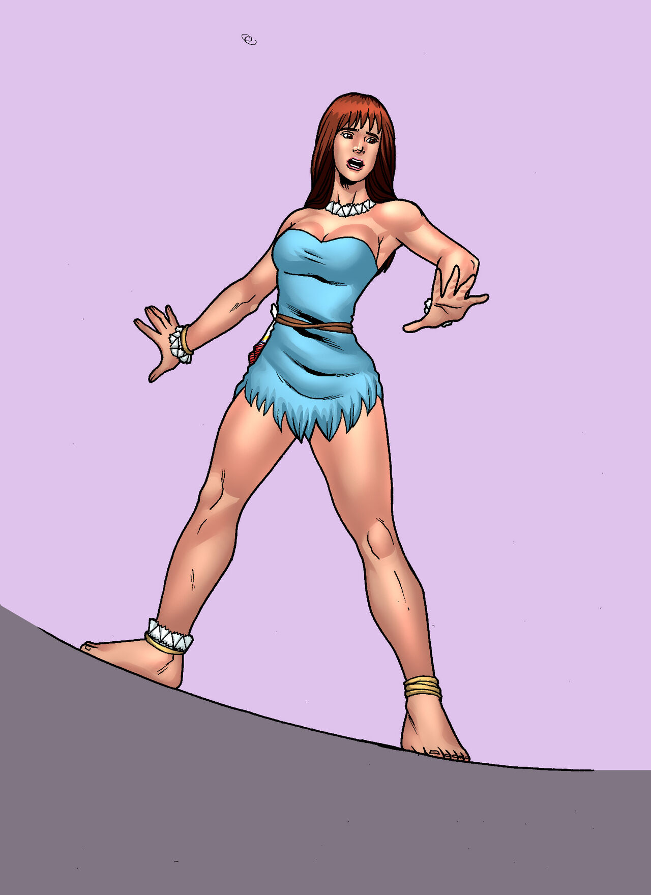 Captured Cavewoman page 7 full