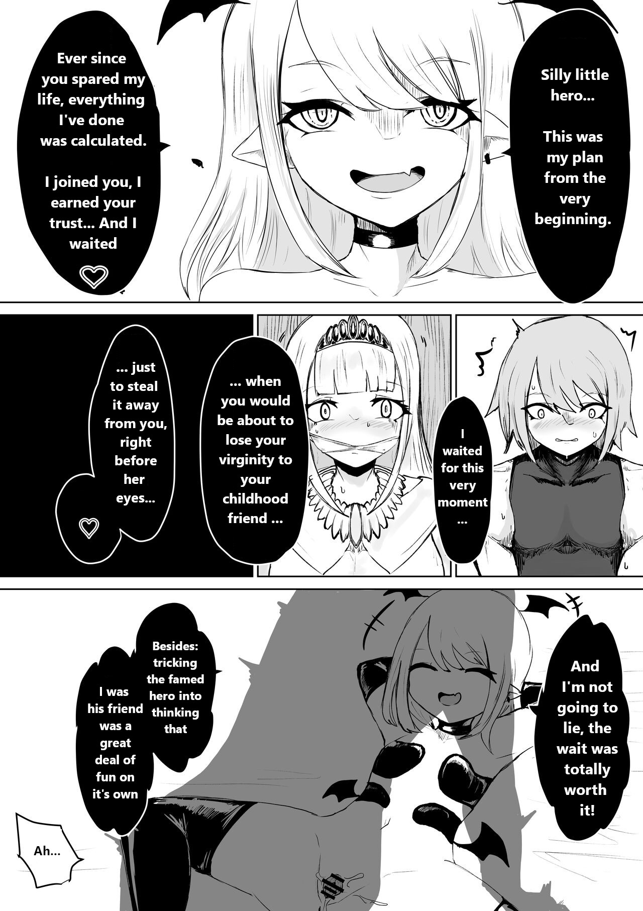 Succubus no Daibouken ~Yuusha-sama no Nakama ni Natta Furi shite Hime-sama to no Shoya ni Muriyari Ochinchin Netochatta Ohanashi~ page 12 full