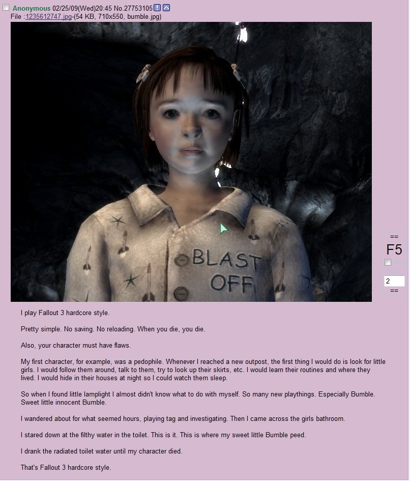 Fallout 3 Hardcore Style page 1 full