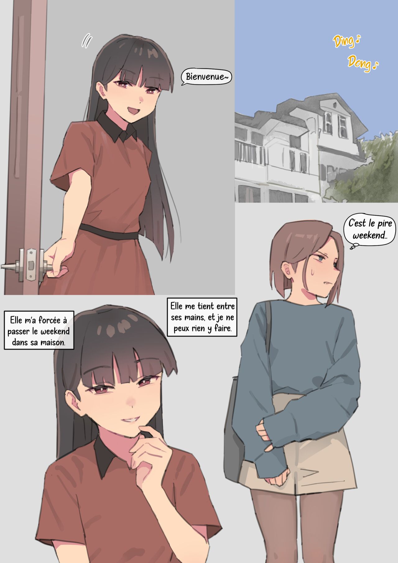 Pride Takai Ko ga Yowami o Nigirare Dousei ni Mainichi Ikasareru Hanashi 2 page 3 full