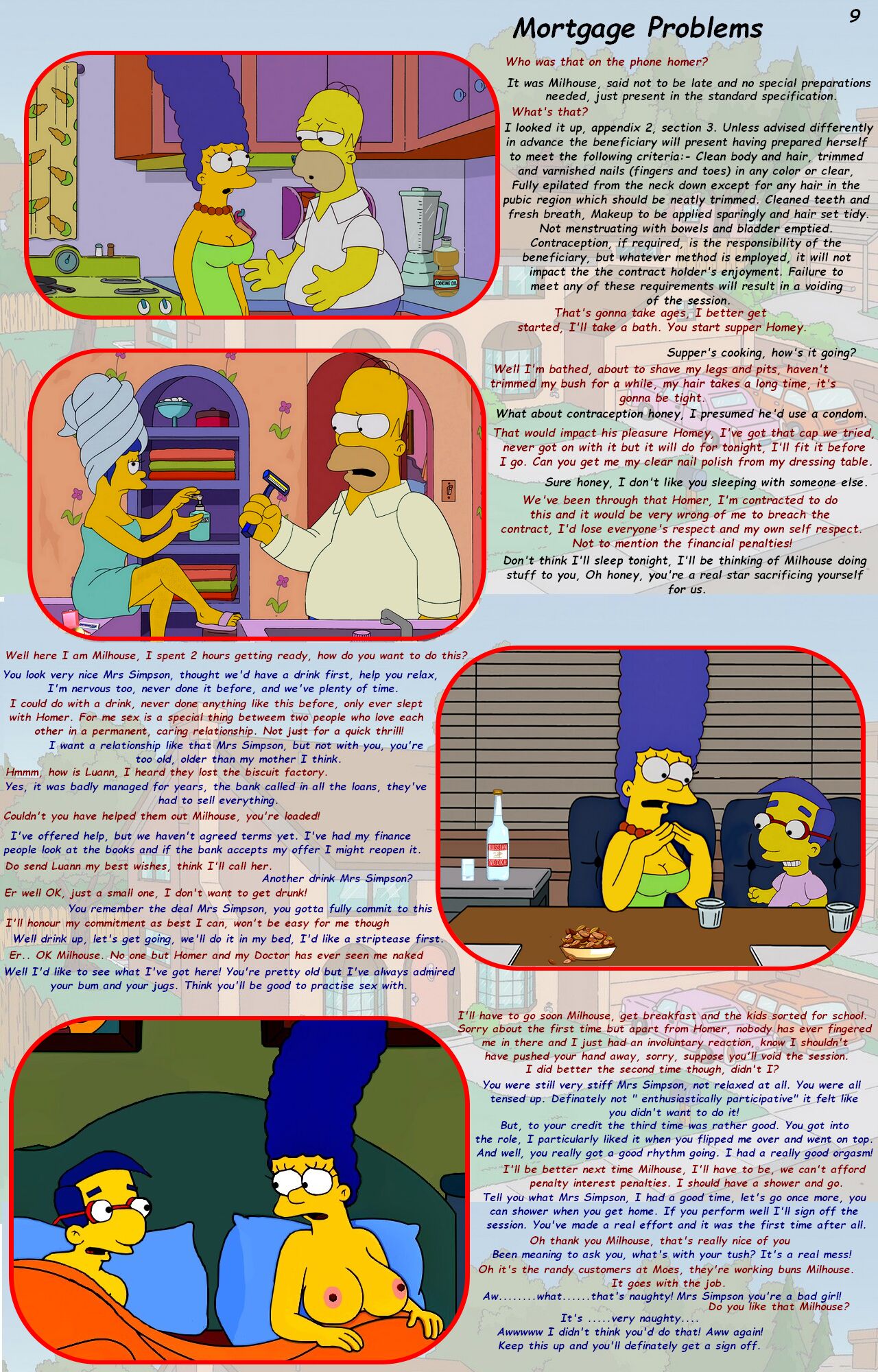 Mortgage Problems /   Simpsons /  Completed Version page 10 full