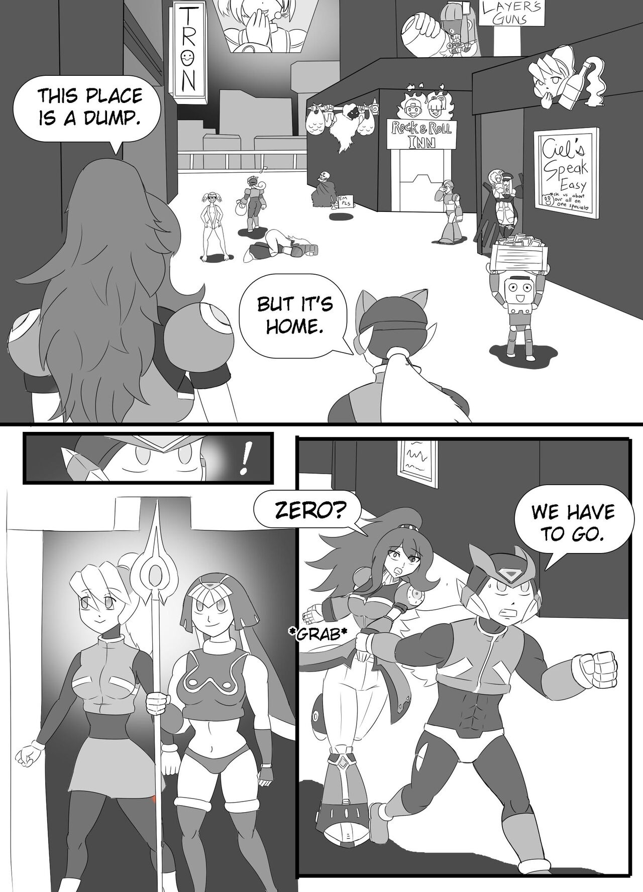 Alt-Z: An Iris x Zero fancomic. page 11 full